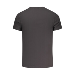 Tommy Hilfiger ανδρικό μαύρο t-shirt με κοντά μανίκια και λογότυπο