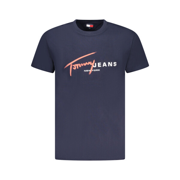 Tommy Hilfiger ανδρικό μπλε t-shirt με στρογγυλή λαιμόκοψη