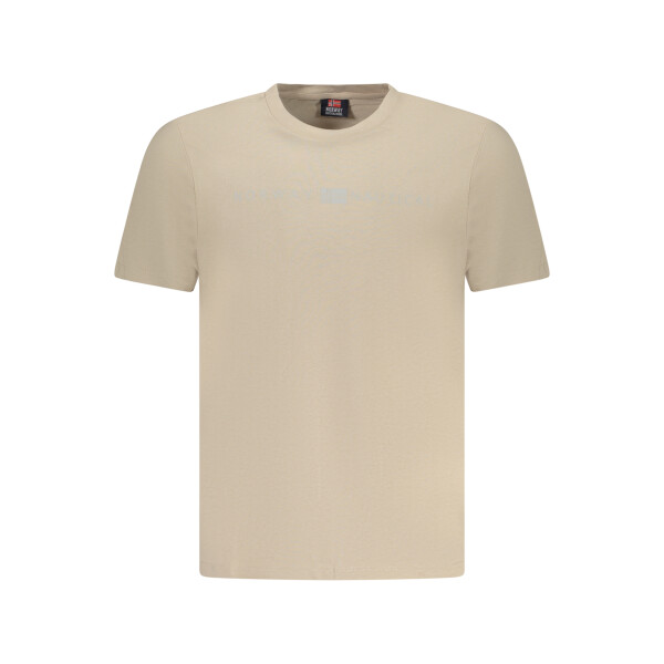 NORWAY 1963 Ανδρικό Μπεζ T-shirt με κοντά μανίκια και λογότυπο