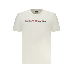 NORWAY 1963 Ανδρικό Λευκό T-Shirt με print λογότυπο