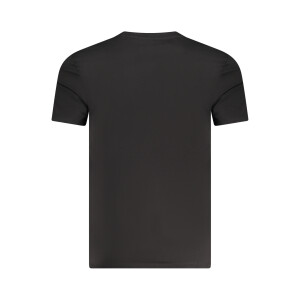 Guess Jeans ανδρικό μαύρο T-shirt με print λογότυπο