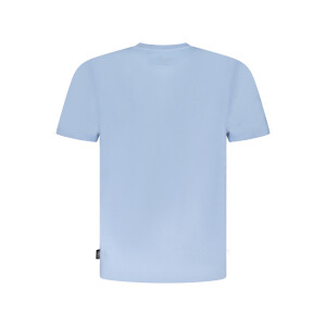 GIAN MARCO VENTURI Ανδρικό Μπλε T-shirt με κοντά μανίκια και λογότυπο