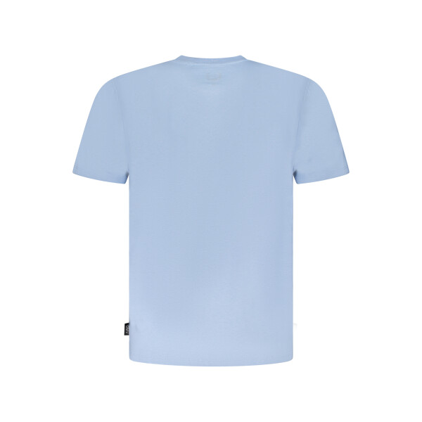 GIAN MARCO VENTURI Ανδρικό Μπλε T-shirt με κοντά μανίκια και λογότυπο