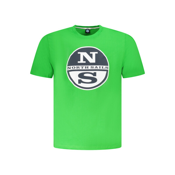 North Sails ανδρικό t-shirt σε πράσινο χρώμα με κοντά μανίκια και λογότυπο