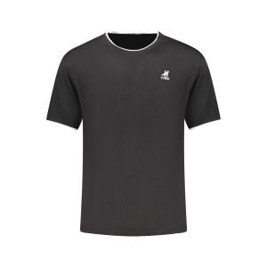 U.S. GRAND Ανδρικό Μαύρο T-shirt με στρογγυλή λαιμόκοψη