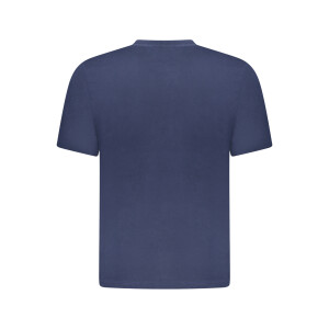 U.S. GRAND Ανδρικό Μπλε T-shirt με στρογγυλή λαιμόκοψη και print λογότυπο