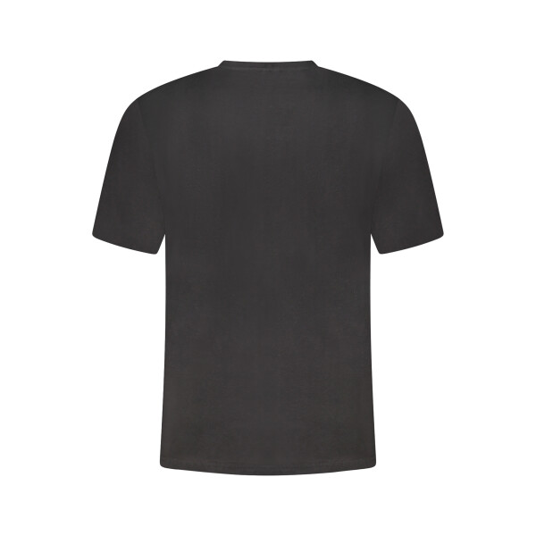 U.S. GRAND ανδρικό μαύρο t-shirt με στρογγυλή λαιμόκοψη και print λογότυπο