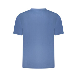 U.S. GRAND ανδρικό t-shirt σε μπλε χρώμα με στρογγυλή λαιμόκοψη και print λογότυπο