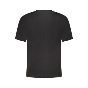 U.S. GRAND Ανδρικό Μαύρο T-shirt με στρογγυλή λαιμόκοψη και print