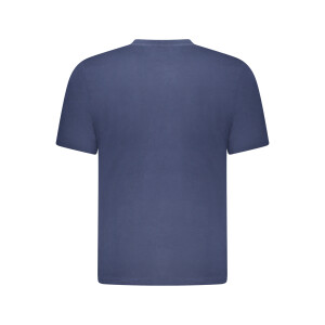 U.S. GRAND Ανδρικό Μπλε T-shirt με στρογγυλή λαιμόκοψη και print λογότυπο
