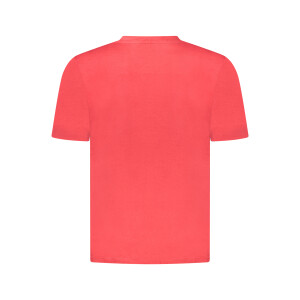 U.S. GRAND ανδρικό κόκκινο t-shirt με στρογγυλή λαιμόκοψη και print λογότυπο