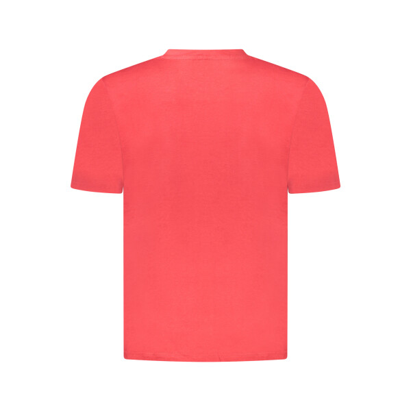 U.S. GRAND ανδρικό κόκκινο t-shirt με στρογγυλή λαιμόκοψη και print λογότυπο