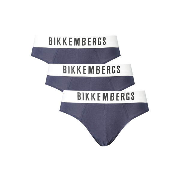 BIKKEMBERGS Ανδρικά Μπλε Σλιπ σε συσκευασία τριών τεμαχίων