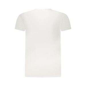 U.S. GRAND ανδρικό λευκό t-shirt με κόκκινο print λογότυπο