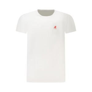 U.S. GRAND ανδρικό λευκό t-shirt με κόκκινο print λογότυπο