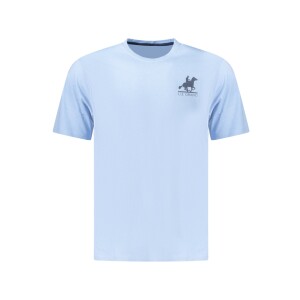 U.S. GRAND ανδρικό t-shirt σε μπλε χρώμα με στρογγυλή λαιμόκοψη και print