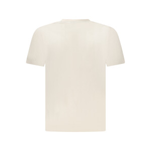 U.S. GRAND Ανδρικό Μπεζ T-shirt με στρογγυλή λαιμόκοψη και print
