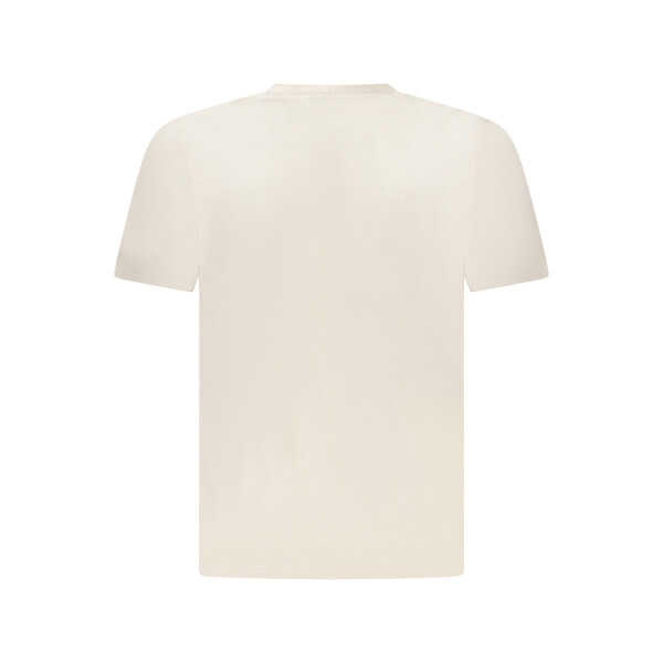 U.S. GRAND Ανδρικό Μπεζ T-shirt με στρογγυλή λαιμόκοψη και print