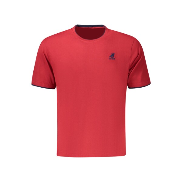 U.S. GRAND Ανδρικό Κόκκινο T-shirt με στρογγυλή λαιμόκοψη