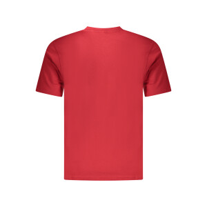 U.S. GRAND Ανδρικό Κόκκινο T-shirt με στρογγυλή λαιμόκοψη και print λογότυπο