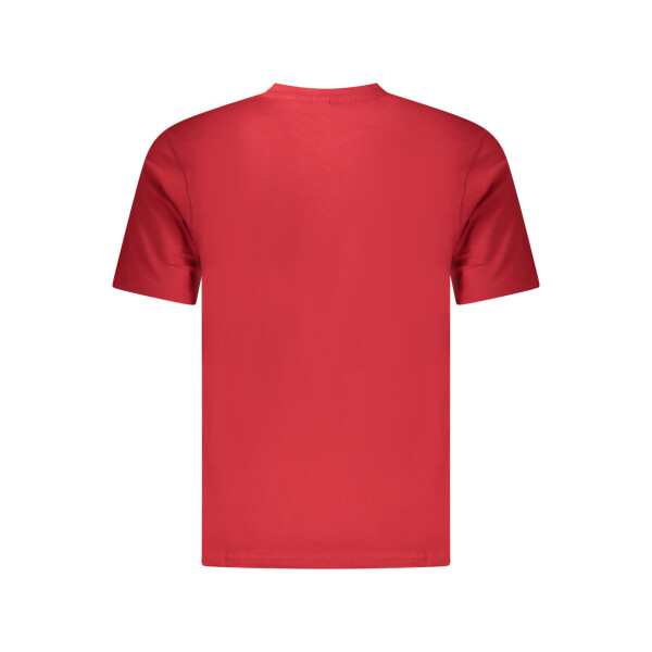U.S. GRAND Ανδρικό Κόκκινο T-shirt με στρογγυλή λαιμόκοψη και print λογότυπο