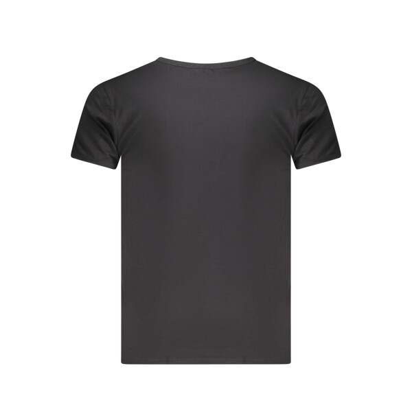 U.S. GRAND ανδρικό μαύρο T-shirt με λευκό print λογότυπου