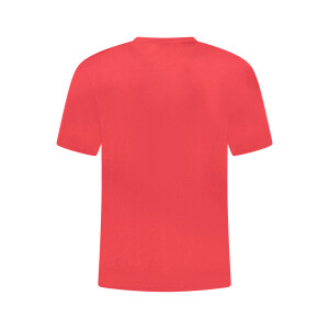 U.S. GRAND Ανδρικό Κόκκινο T-shirt με στρογγυλή λαιμόκοψη και print λογότυπο