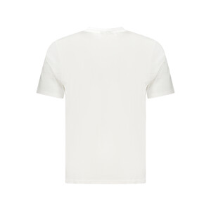 U.S. GRAND Ανδρικό Λευκό T-shirt με στρογγυλή λαιμόκοψη και print λογότυπο