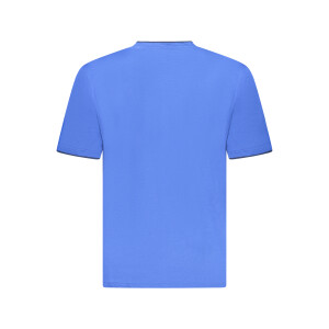 U.S. GRAND Ανδρικό Μπλε T-shirt με στρογγυλή λαιμόκοψη και λογότυπο
