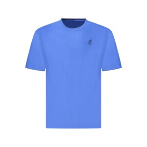 U.S. GRAND Ανδρικό Μπλε T-shirt με στρογγυλή λαιμόκοψη και λογότυπο