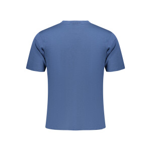 U.S. GRAND Ανδρικό Μπλε T-shirt με στρογγυλή λαιμόκοψη και print λογότυπο
