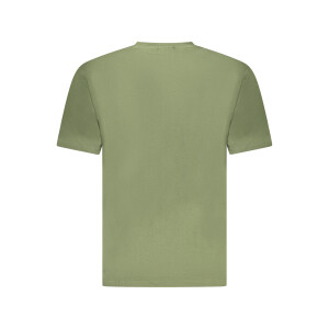 U.S. GRAND Ανδρικό Πράσινο T-shirt με στρογγυλή λαιμόκοψη και print λογότυπο