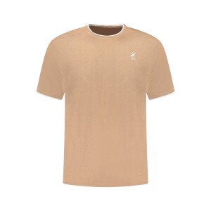U.S. GRAND Ανδρικό Καφέ T-Shirt με στρογγυλή λαιμόκοψη