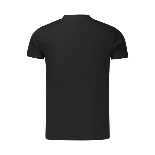 Pepe Jeans ανδρικό μαύρο t-shirt με κοντά μανίκια και λογότυπο