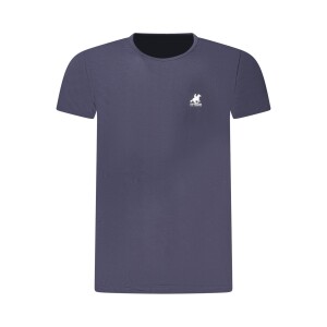 U.S. GRAND Ανδρικό Μπλε T-shirt με στρογγυλή λαιμόκοψη και λευκό print