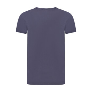 U.S. GRAND ανδρικό t-shirt σε μπλε χρώμα με στρογγυλή λαιμόκοψη και print