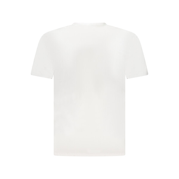 U.S. GRAND ανδρικό t-shirt σε λευκό χρώμα με στρογγυλή λαιμόκοψη και print λογότυπο