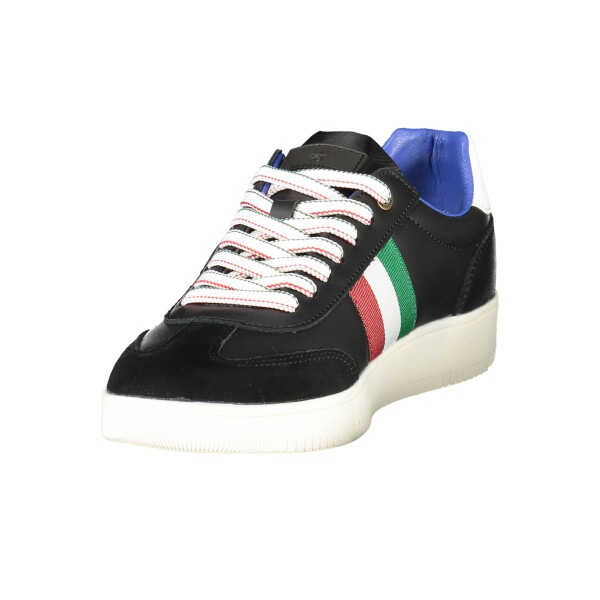 ESERCITO 1659 Ανδρικά Μαύρα Sneakers με κορδόνια και λογότυπο