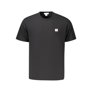 Calvin Klein Ανδρικό Μαύρο T-Shirt με στρογγυλή λαιμόκοψη