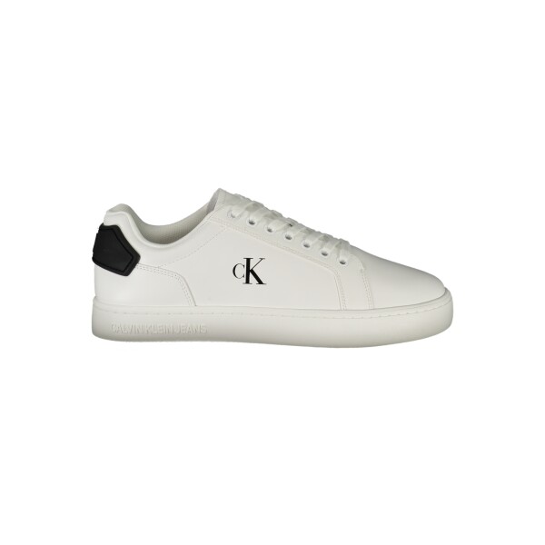 Calvin Klein ανδρικά sneakers λευκά με μαύρες λεπτομέρειες