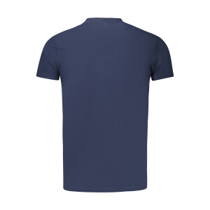 Pepe Jeans ανδρικό μπλε t-shirt με στρογγυλή λαιμόκοψη και print λογότυπο