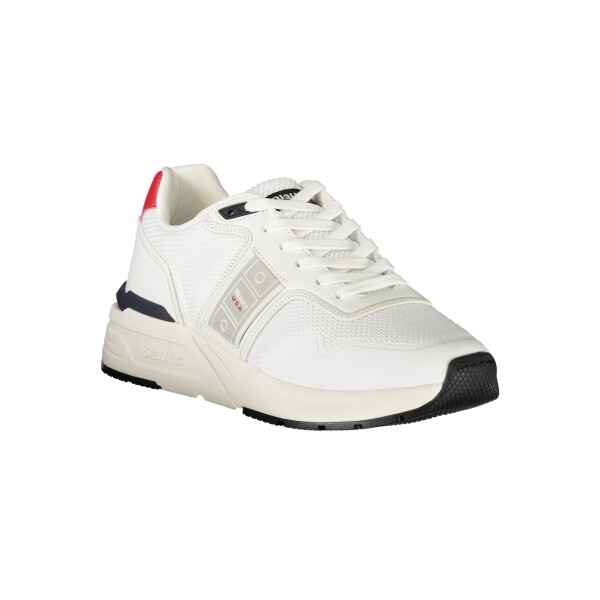 Blauer Ανδρικά Λευκά Sneakers με κορδόνια