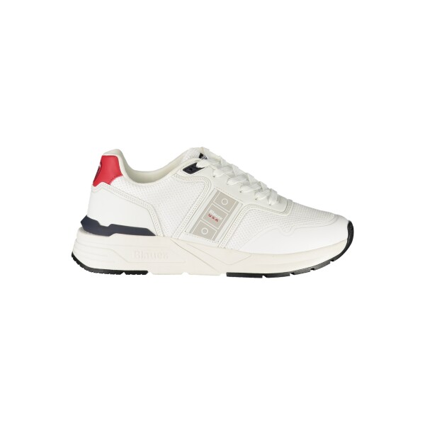 Blauer Ανδρικά Λευκά Sneakers με κορδόνια