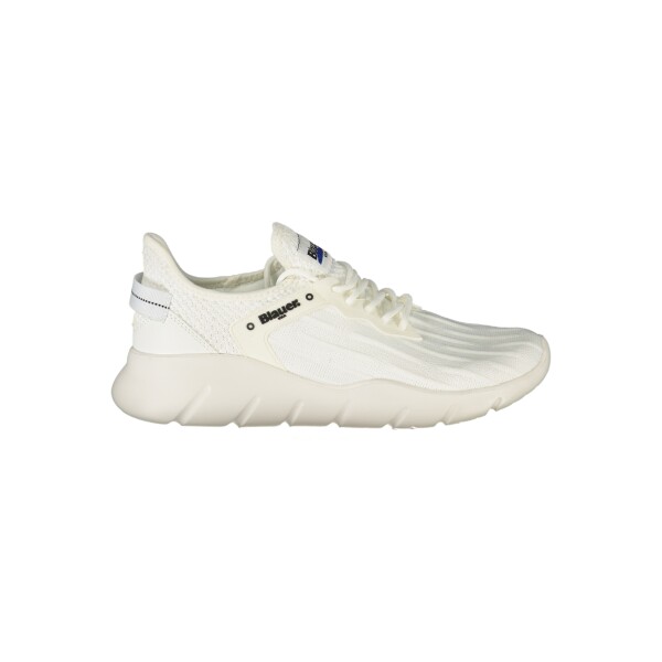 Blauer ανδρικά sneakers σε λευκό χρώμα με κορδόνια