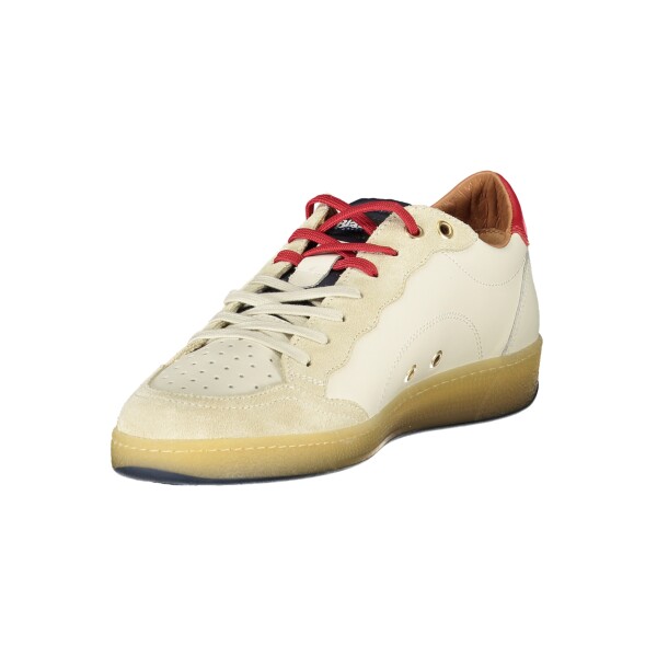 Blauer ανδρικά sneakers σε λευκό χρώμα με μπλε και κόκκινες λεπτομέρειες