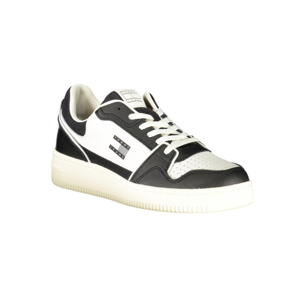Tommy Hilfiger ανδρικά sneakers σε μαύρο χρώμα με κορδόνια