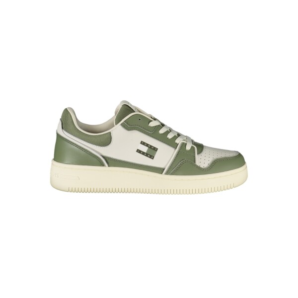 Tommy Hilfiger ανδρικά sneakers σε πράσινο χρώμα με λευκές λεπτομέρειες