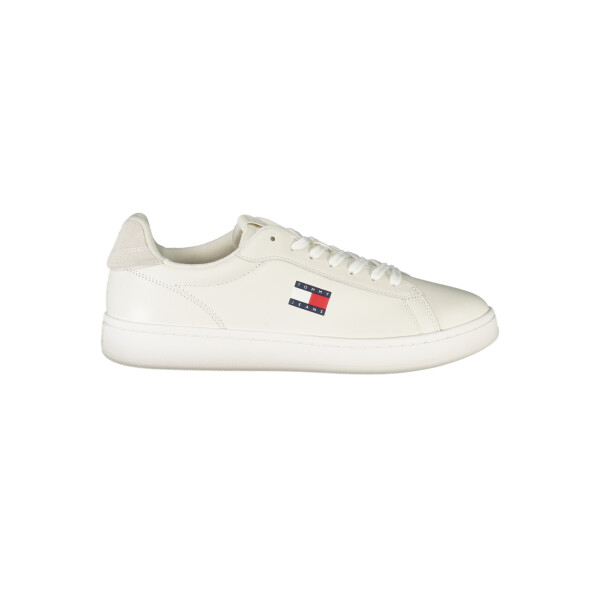 Tommy Hilfiger ανδρικά λευκά sneakers με κορδόνια
