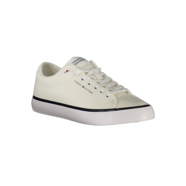 Tommy Hilfiger Ανδρικά Λευκά Sneakers με κορδόνια