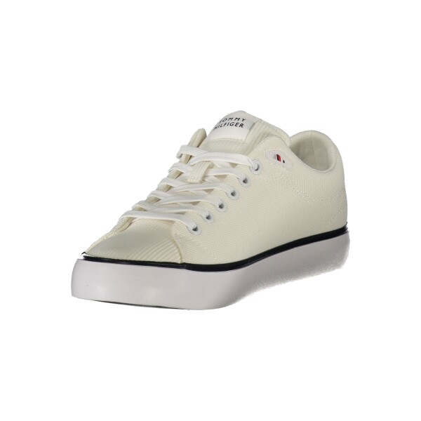 Tommy Hilfiger Ανδρικά Λευκά Sneakers με κορδόνια
